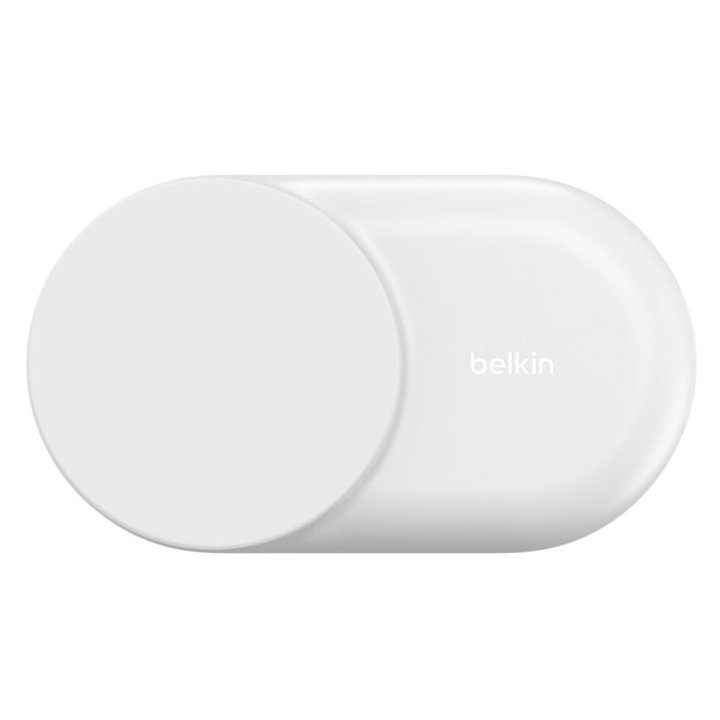 Base de carga belkin ultracharge blanco magnetico plegable qi2 25w movil reloj y auriculares blanco - Imagen 6