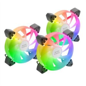 8435693106678 | P/N: MF3A | Cod. Artículo: DSP0000038000 Mars gaming ventilador mf3a 120mm 3in1 argb negro