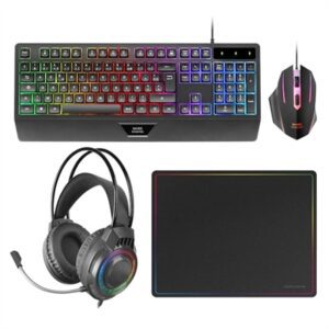8435693108382 | P/N: MCP124PROES | Cod. Artículo: DSP0000030714 Kit mars gaming teclado + raton + alfombrilla + auricular