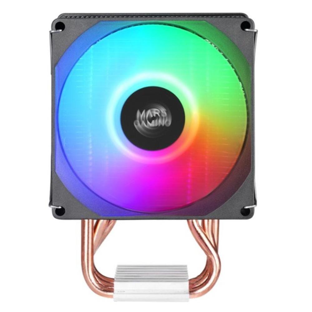 8435693113355 | P/N: MCPUX3 | Cod. Artículo: DSP0000038112 Ventilador disipador cpu mars gaming mcpux3 frgb 90mm negro