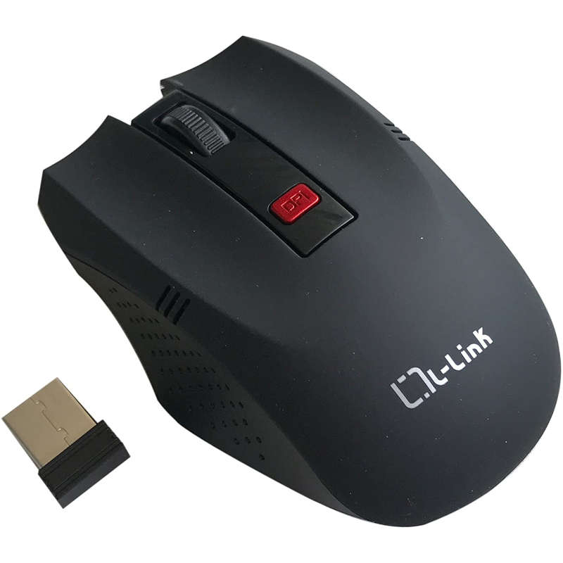 Raton optico inalambrico l - link negro - Imagen 2