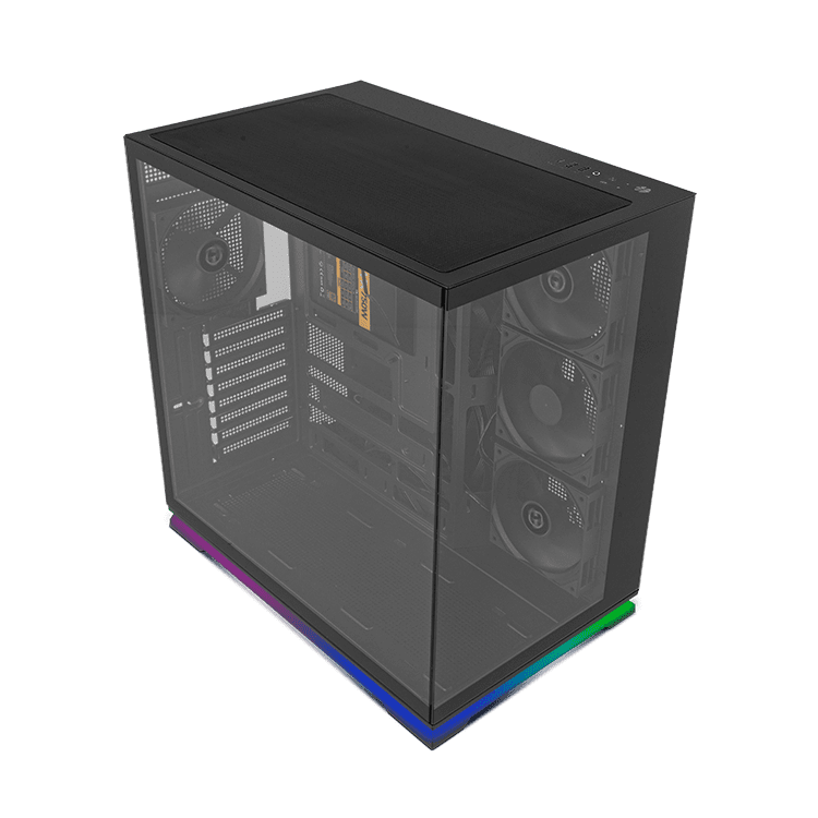 Caja ordenador gaming nox hummer galaxy atx argb cristal templado negra - Imagen 6