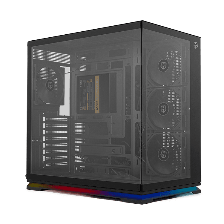 Caja ordenador gaming nox hummer galaxy atx argb cristal templado negra - Imagen 7