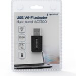 ADAPTADOR GEMBIRD WI-FI USB AC1300 DE BANDA DUAL COMPACTO 8716309129435 WNP-UA1300-03