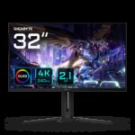 AORUS FO32U2P pantalla para PC 80 cm (31.5") 3840 x 2160 Pixeles 4K Ultra HD OLED Negro 4719331858025 | P/N: AORUS FO32U2P EK1 | Ref. Artículo: 1382330