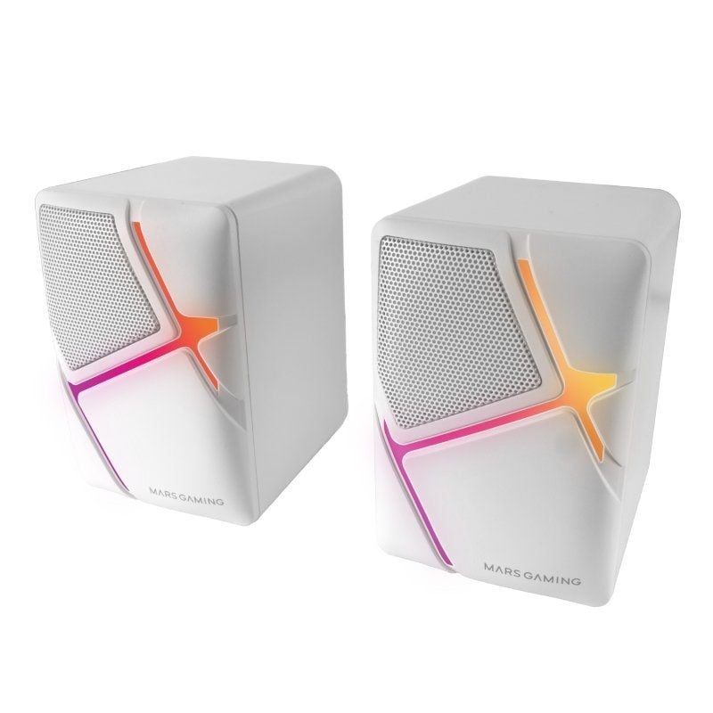 Altavoces Mars Gaming MS-H/ 10W/ 2.0/ Blancos - Imagen 3