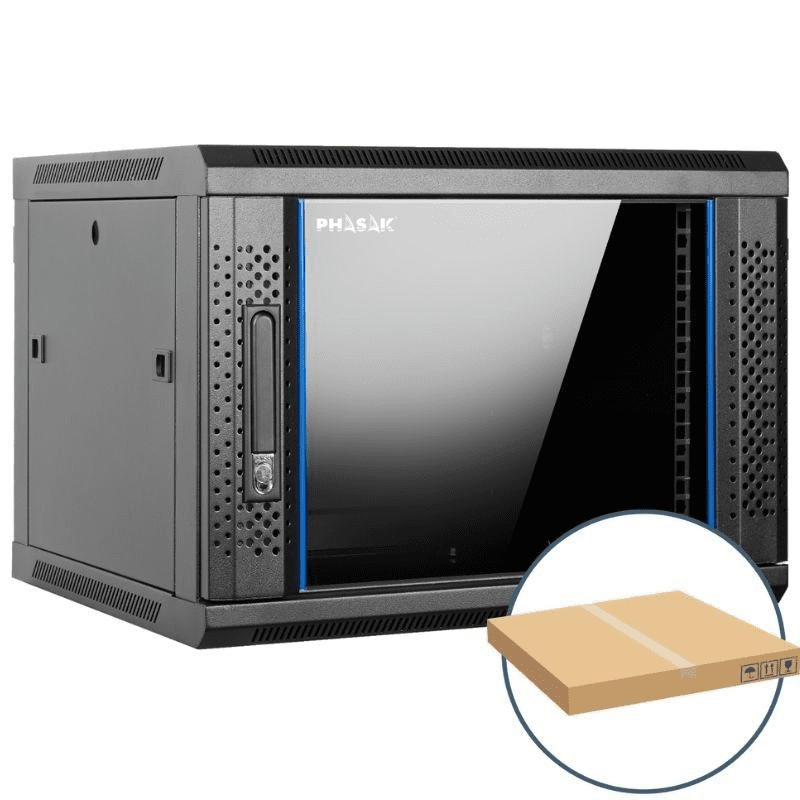 Armario Rack Mural Desmontado Phasak PHO 2012D/ 19"/ Altura 12U 0745604519700 PHO 2012D PHK-RACK PHO 2012D