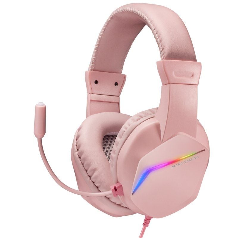 Auriculares Gaming con Micrófono Mars Gaming MH122/ Jack 3.5/ Rosas 8435693102045 MH122P TAC-AUR MH122 PK