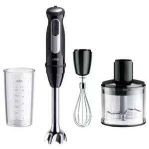 Batidora de mano Braun MultiQuick 5 Pro Hand Blender MQ 55236 M/ 1000W/ 26 Velocidades 8021098003959 MQ55236MBK BRA-PAE-BAT MQ55236M BK