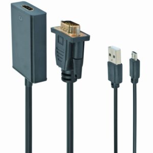 CABLE ADAPTADOR GEMBIRD VGA MACHO A HDMI HEMBRA 0