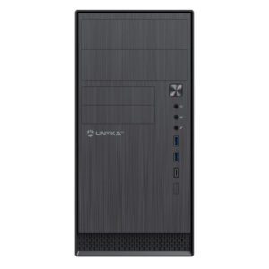CAJA SEMITORRE/MICRO-ATX UNYKA AERO C12 V2 S/FUENTE USB3.0 NEGRA 8436617921018 P/N: UK52110V2 | Ref. Artículo: UK52110V2