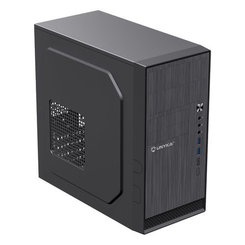 CAJA SEMITORRE/MICRO-ATX UNYKA AERO C12 V2 S/FUENTE USB3.0 NEGRA - Imagen 5
