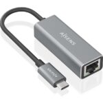CONVERSOR AISENS USB3.1 GEN1 USB-C A ETHERNET GIGABIT GRIS 15CM 8435739902103 A109-0898