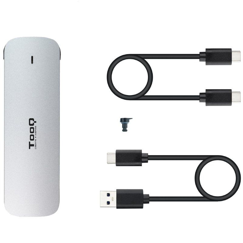 Caja Externa para Disco SSD M.2 TooQ TQE-2202S/ USB 3.1 Gen1/ Sin tornillos - Imagen 2