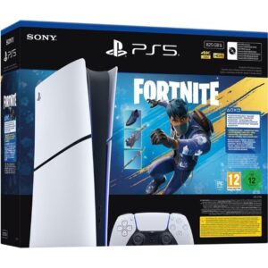 Consola Sony Playstation 5 - PS5 Slim Digital 825GB/ Incluye Mando Dual Sense y Bundle Fortnite Flowering Chaos/ Chassis E 711719021735 SONY-PS5 SLIM D FORTNITE FC