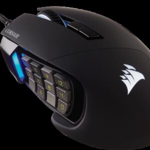 Corsair Scimitar RGB Elite ratón mano derecha USB tipo A Óptico 18000 DPI 0840006616214 | P/N: CH-9304211-EU | Ref. Artículo: 1330293