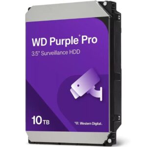 Disco Duro Western Digital WD Purple Pro Surveillance 10TB/ 3.5"/ SATA III/ 512MB  WD102PURP WD-HDD PUR P SURV 10TB V2