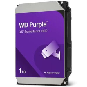 Disco Duro Western Digital WD Purple Surveillance 1TB/ 3.5"/ SATA III/ 64MB WD11PURZ WD-HDD PUR SURV 1TB V3