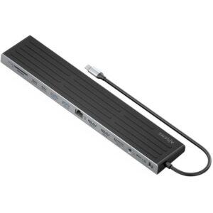 Docking USB Tipo-C Aisens ASUC-13P042-GR/ 2xUSB Tipo-C/ 1xUSB Tipo-C PD/ 2xUSB/ 2xHDMI/ 1xDisplayPort/ 1xLector de Tarjetas/ 1xJack 3.5mm/ 1xRJ45/Gris 8435739904046 ASUC-13P042-GR AIS-HUB ASUC-13P042-GR