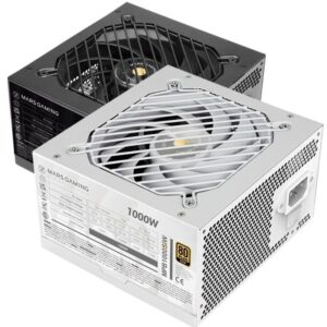 Fuente de Alimentación Mars Gaming MPB1000SI/ 1000W/ Ventilador 12cm/ 80 Plus Gold/ Blanca 8435693110651 MPB1000SIW TAC-FUENTE MPB1000SI WH