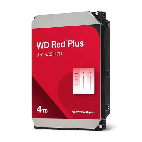 HDD WD NAS 3.5" 4TB 128MB SATA3 RED PLUS P/N: WD40EFZZ | Ref. Artículo: WD40EFZZ