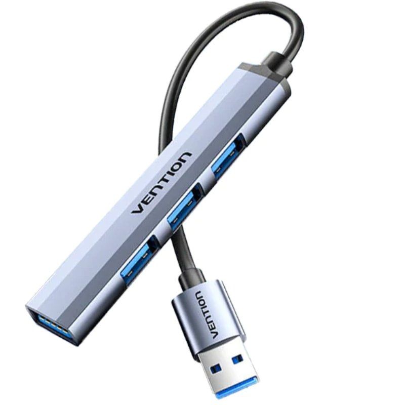 Hub USB 3.0 Vention CKOHB/ 4xUSB/ Gris - Imagen 2