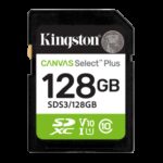 Kingston Technology 128 GB SDXC Canvas Select Plus Gen3 150 MB/s C10 UHS-I U1 V10 0740617348286 | P/N: SDS3/128GB | Ref. Artículo: 1400995