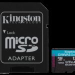 Kingston Technology Tarjeta microSDXC Canvas Go Plus Gen4 de 128 GB
