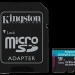 Kingston Technology Tarjeta microSDXC Canvas Go Plus Gen4 de 64 GB