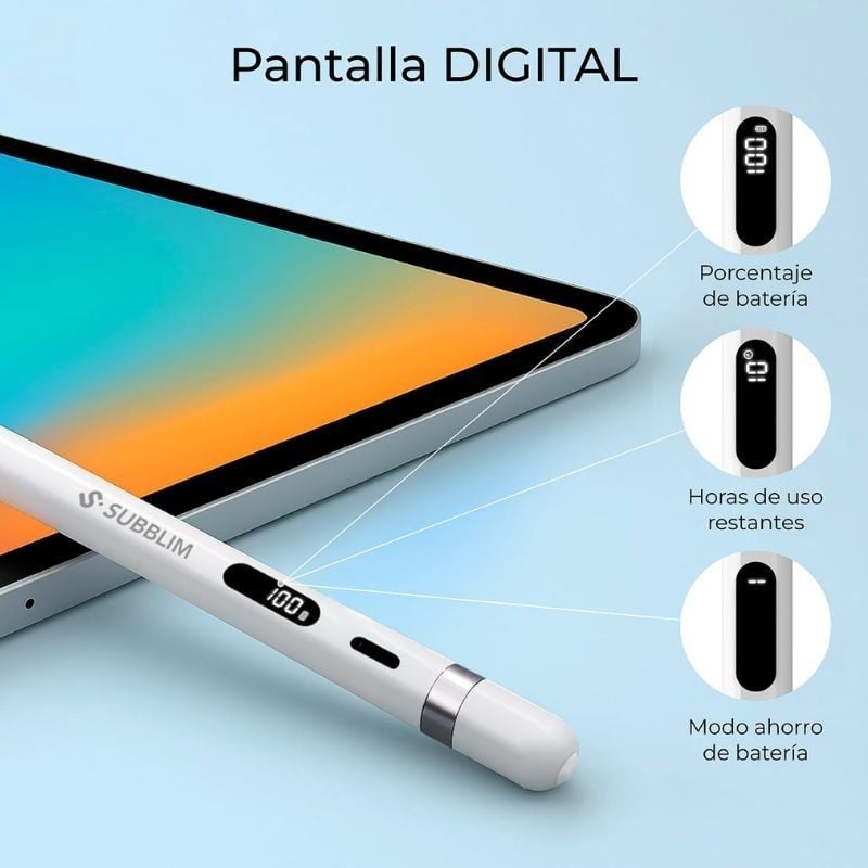 Lápiz Electrónico Subblim NoteFlow Pen para Android y Windows/ Blanco - Imagen 3