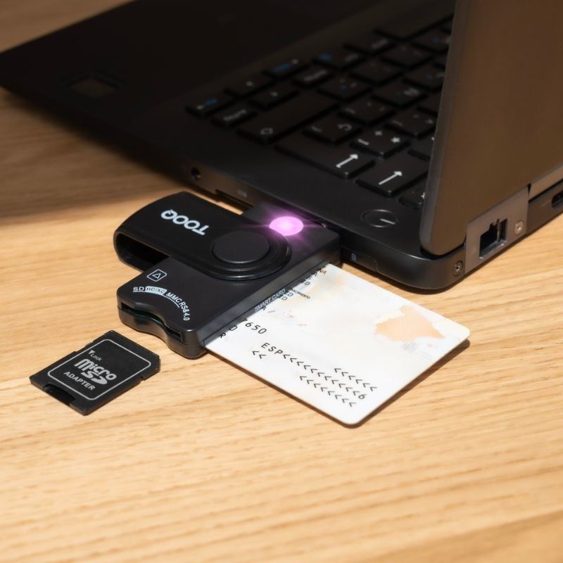 SD y MicroSD TooQ TQR-3012B/ USB 2.0/ Negro 8433281016309 TQR-3012B TOO-DNI TQR-3012B