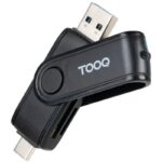 Lector de Tarjetas Externo TooQ TQR-3003B/ USB 2.0 y USB Tipo-C 8433281016286 TQR-3003B TOO-CR TQR-3003B