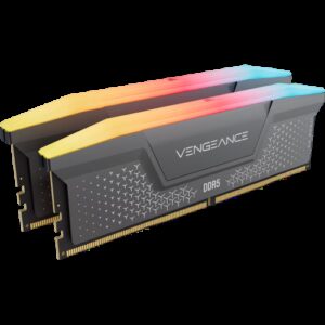 MEMORIA CORSAIR DDR5 64GB 2X32GB PC5200 VENGEANCE RGB CMG64GX5M2B5200Z40 0840440423683 | P/N: CMG64GX5M2B5200Z40 | Ref. Artículo: 1405886
