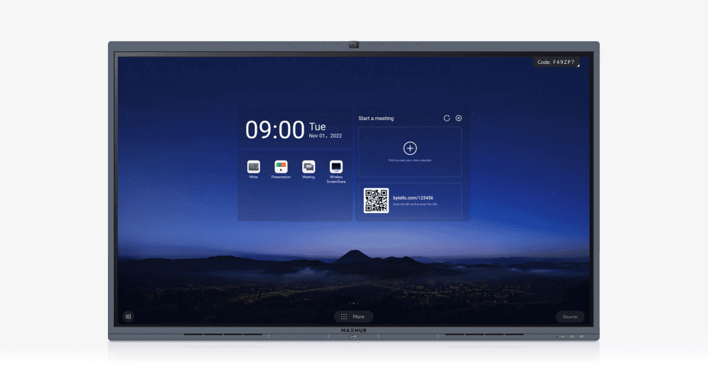 MONITOR INTERACTIVO WIN MAXHUB CLASSIC 86" IR 48MP CAM MICRO 2*10W SPEAKER 6927433604077 C8630