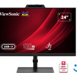 MONITOR VIEWSONIC 24" VG2441V FHD 120Hz IPS HDMI DDP WCAM USB USB-C MULTI AJUST 0766907032253 VG2441V