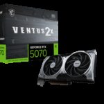 MSI GeForce RTX 5070 12G VENTUS 2X OC NVIDIA 12 GB GDDR7 4711377308229 | P/N: 912-V532-003 | Ref. Artículo: 1394125