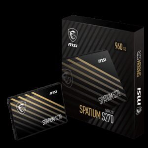 MSI SPATIUM S270 SATA 2.5 240GB unidad de estado sólido 2.5" Serial ATA III 3D NAND 4711377001151 | P/N: S78-440N070-P83 | Ref. Artículo: 1378010