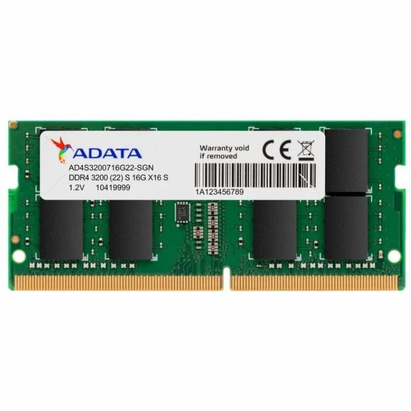 Memoria RAM Adata AO1P32NC8T1-BV1S 8GB/ DDR4/ 3200MHz/ SODIMM AO1P32NC8T1-BV1S ADT-8GB AO1P32NC8T1-BV1S