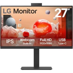 Monitor Profesional LG 27BA850-B 27"/ Full HD/ Webcam/ Multimedia/ Regulable en altura/ Negro 8806096207307 27BA850-B LG-M 27BA850-B