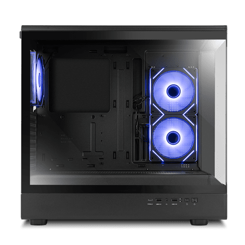 NOX Hummer NXHUMMERSIGNALBK carcasa de ordenador Midi Tower Negro - Imagen 3