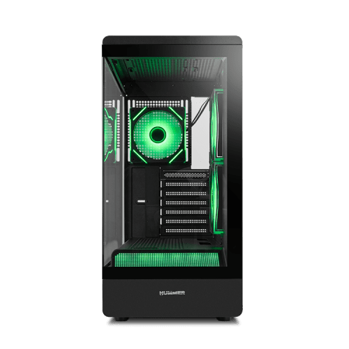 NOX Hummer NXHUMMERSIGNALBK carcasa de ordenador Midi Tower Negro - Imagen 5