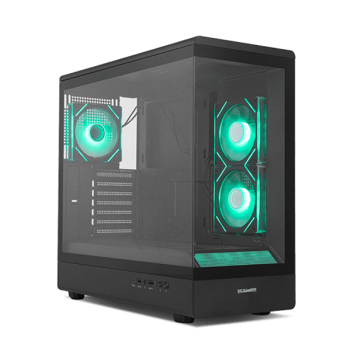 NOX Hummer NXHUMMERSIGNALBK carcasa de ordenador Midi Tower Negro - Imagen 7