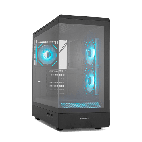 NOX Hummer NXHUMMERSIGNALBK carcasa de ordenador Midi Tower Negro - Imagen 8