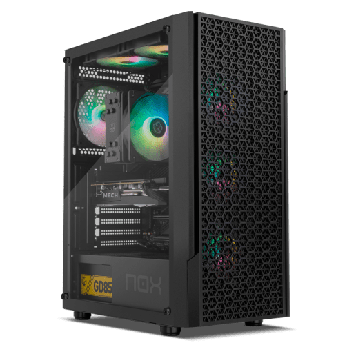 NOX Infinity Beta Midi Tower Negro - Imagen 2