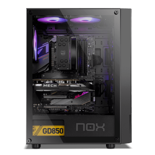NOX Infinity Beta Midi Tower Negro - Imagen 4