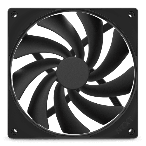 NZXT F140Q Carcasa del ordenador Ventilador 14 cm Negro 1 pieza(s) - Imagen 2