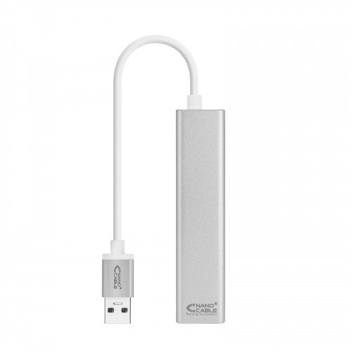 Nanocable Conversor USB 3.0 a Ethernet Gigabit + 3xUSB 3.0