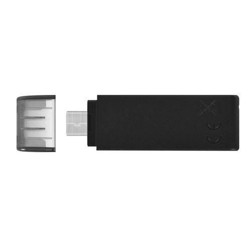 PENDRIVE KINGSTON 128GB USB-C 3.2 DT70 NEGRO - Imagen 4