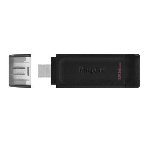 PENDRIVE KINGSTON 128GB USB-C 3.2 DT70 NEGRO - Imagen 9