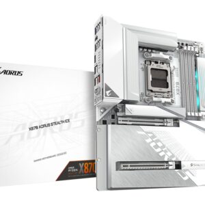 PLACA BASE GIGABYTE X870 A STEALTH ICE DDR5 AM5 ATX WIFI 4719331873097 9MX87STLE-00-G10